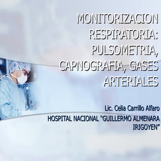 Monitorización  respiratoria pulsom...