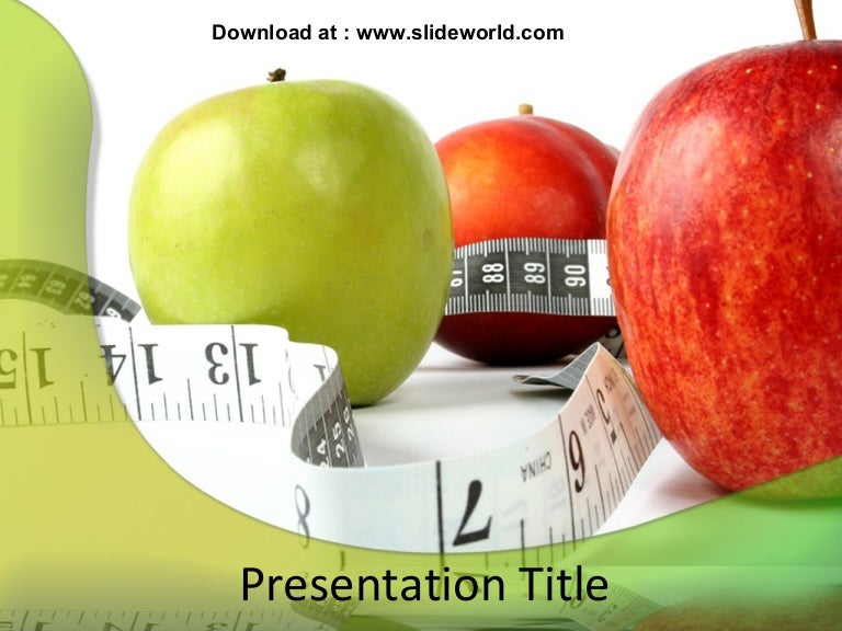 Healthy Diet PowerPoint PPT Templates
