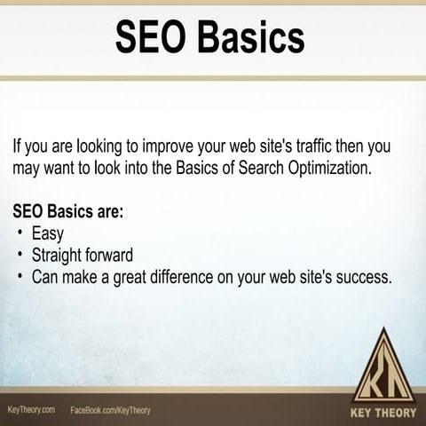 SEO 101 Slideshow