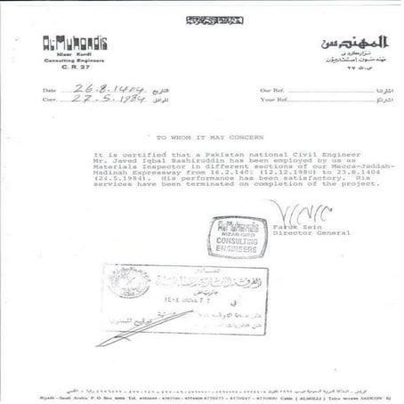 Experience Elsaif contracting | PDF