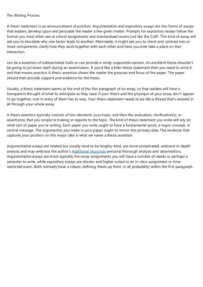 Thesis statements about equality picture