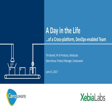 A Day in the Life of Cross-platform, DevOps-enabled Team 
