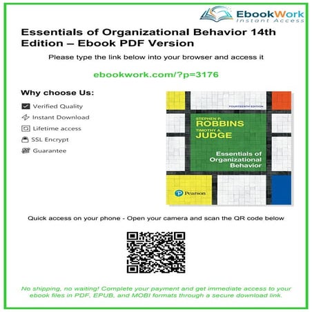 (eBook PDF) Essentials of Organizational Behavior Global Edition 14th ...