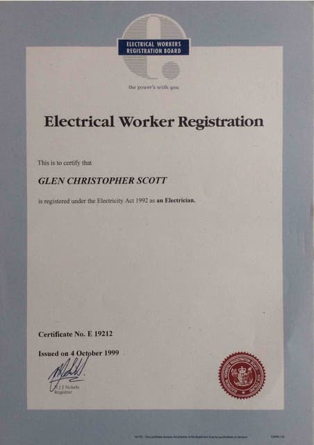 1999 Apprenticeship Completion | PDF