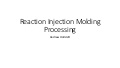 Reaction Injection Molding Tooling