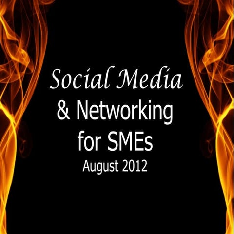 Victorian Small Business Festival 2012 -  Social media presentation - Carolyn...