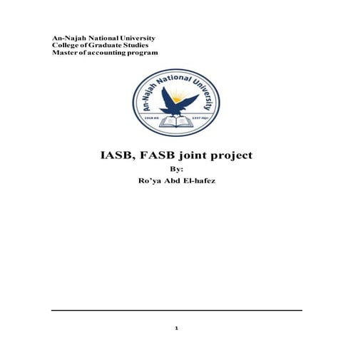 IASB-FASB joint project | DOCX