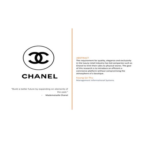 Final Paper on Chanel -Ryan