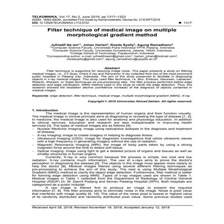 New Noise Reduction Technique for Medical Ultrasound Imaging using ...