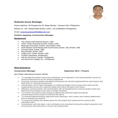 Project manager resume (1) | PDF