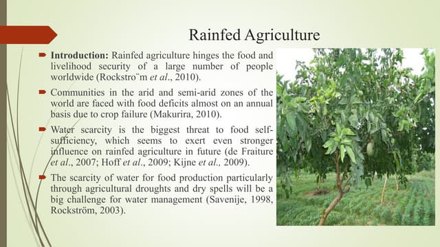Rainfed Agriculture PPT