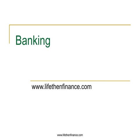 All About Banking