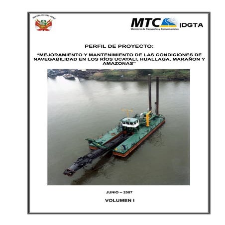 Ejemplo de perfil de proyecto