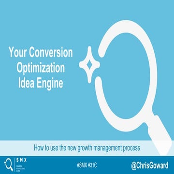 Your Conversion Optimization Idea Engine By Chris Goward
