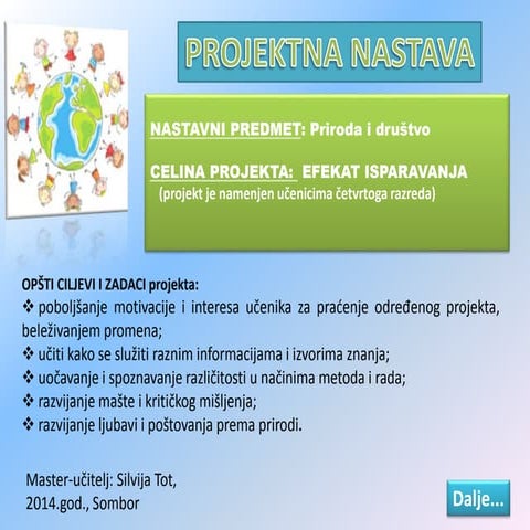 PROJEKTNA NASTAVA