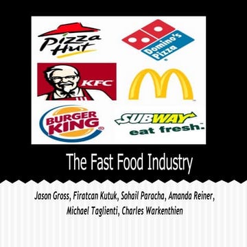 Fast Food Industry