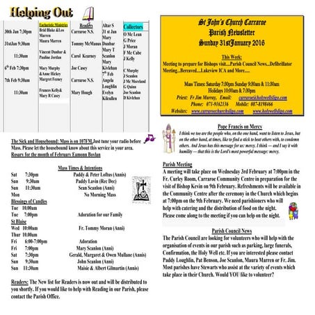 31 January 2015 [Newsletter]