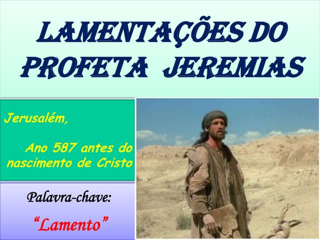 31 livro de lamentações de jeremias (rev ildemar berbert)
