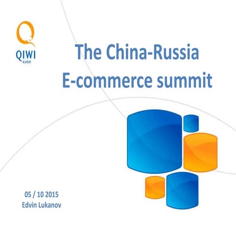 E-commerce delivery methods, by Edvin Lukanov (Qiwi) 