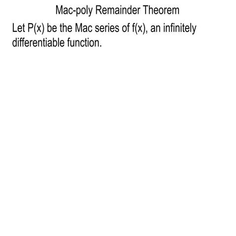 31 mac taylor remainder theorem-x