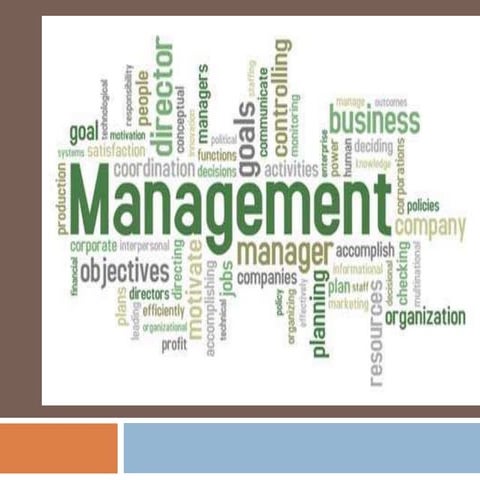 Management, Personal Management, Division of Labour