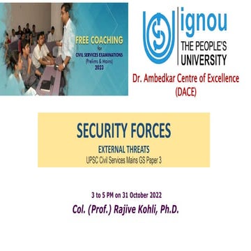 Security Forces: External defence.pptx
