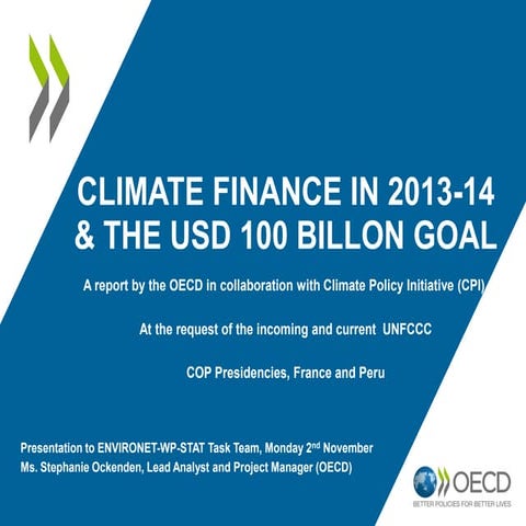 Climate finance architecture, emerging trends in adaptation | PDF