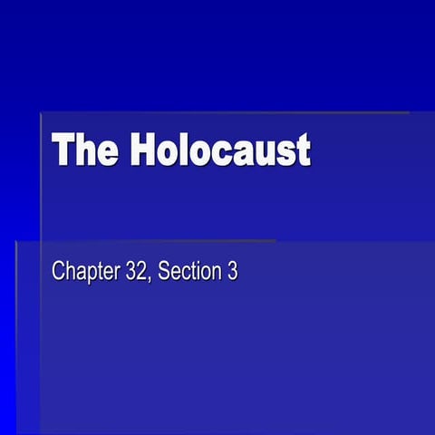32.3 the holocaust new slides