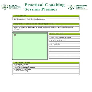 Ball possession 1   5v2