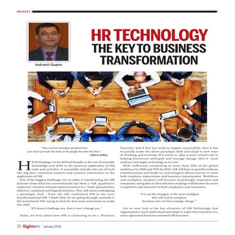 HR Technology - The Key to Business Transformation