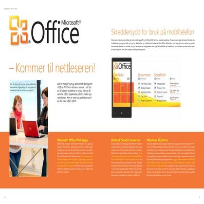 Microsoft Magasinet nr 1 2010; "Aktuelt og etter jobb"