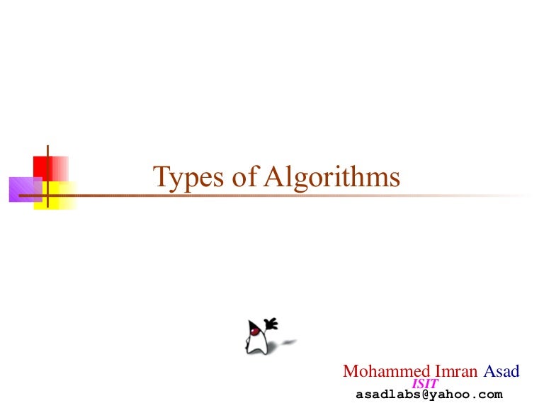 32 Algorithm Types 32 Algorithm Types
