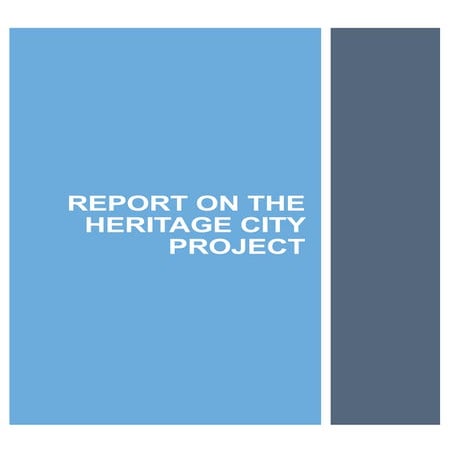 Report-on-the-heritage-city-project | PDF