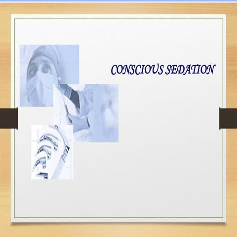 Conscious Sedation Drugs Procedural Sedation | PPT