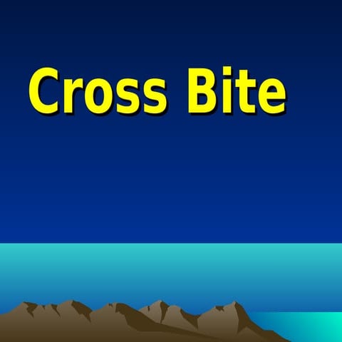  crossbite