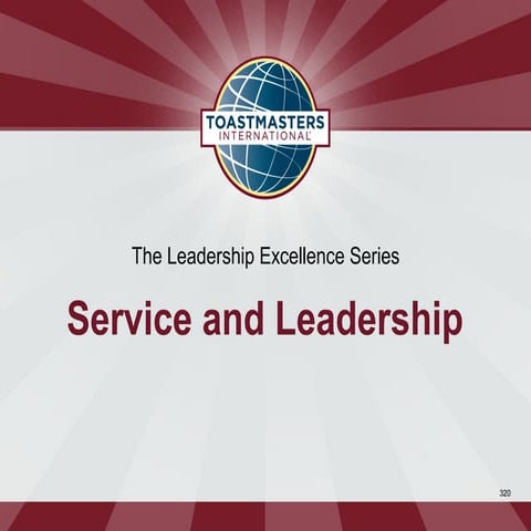 Service and Leadership (Powerpoint)