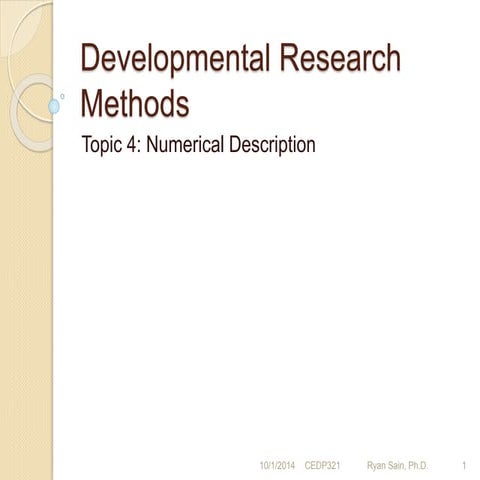 Psyc 321_04 numerical description