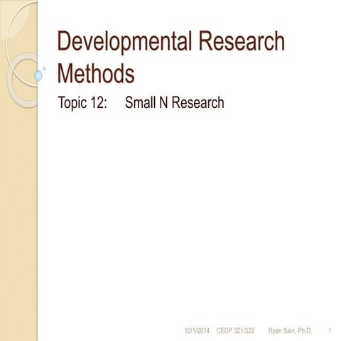 Psyc 321_12 small n research