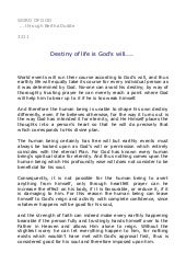 3211   Destiny of life is God's wil...