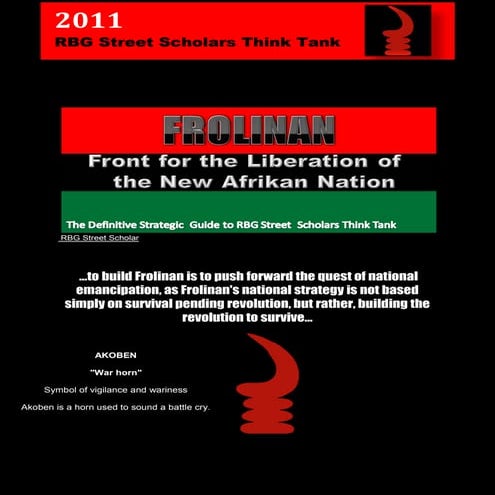 RBG Frolinan-Front for the Liberation of the New African Nation -Blk ...