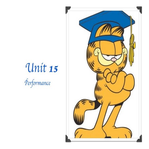 321 unit 15 performance