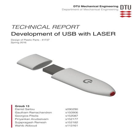 Development of USB with LASER