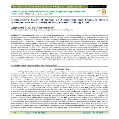 Comparative Study of Impact of Aluminium and Titanium Oxides ...