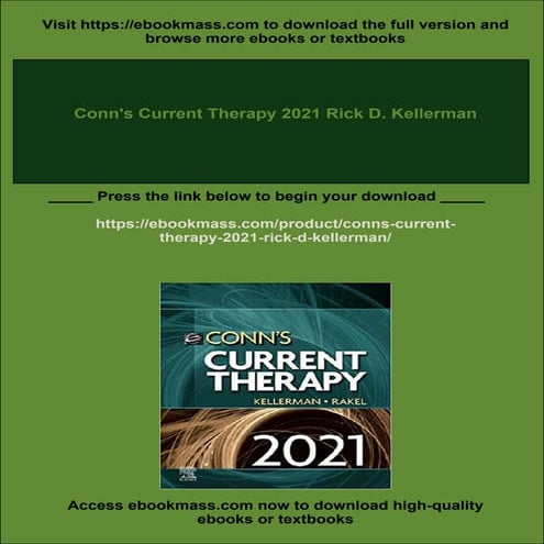 Conn's Current Therapy 2021 Rick D. Kellerman