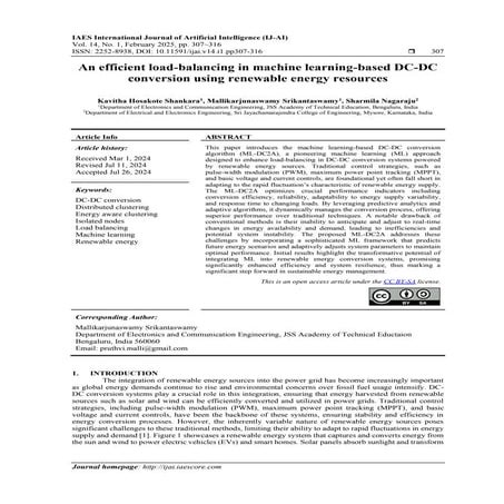 An efficient load-balancing in machine learning-based DC-DC conversion using ...