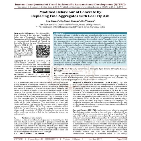 Comparative Study on Effect of Fly Ash and Rice Husk Ash on Strength of ...