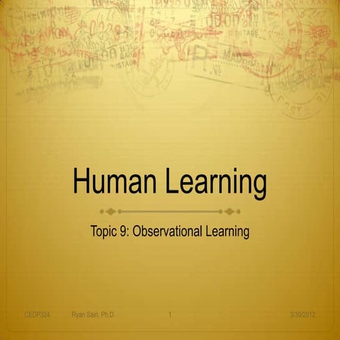 324 10 observational learning