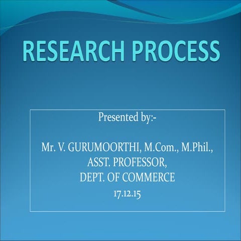 Research Process