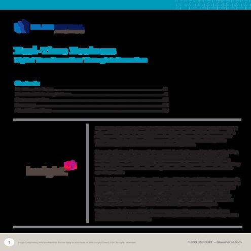 BlueMetal WP IoT for Real-Time Business