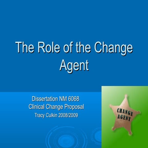 change agent